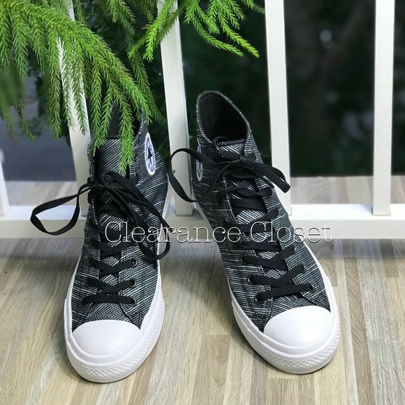 NWT Converse CT || HI Black/White M AUTHENTIC - Picture 4 of 8